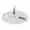 Motion detector IP20 Ø8m 2000W 360º