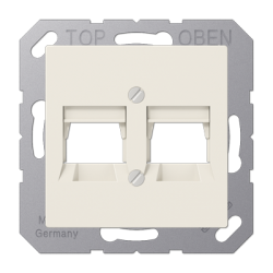 A1569-2WE 2x Keystone centre plate ivory