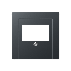 A569PLT loudspeaker / USB center plate matt-anthracite