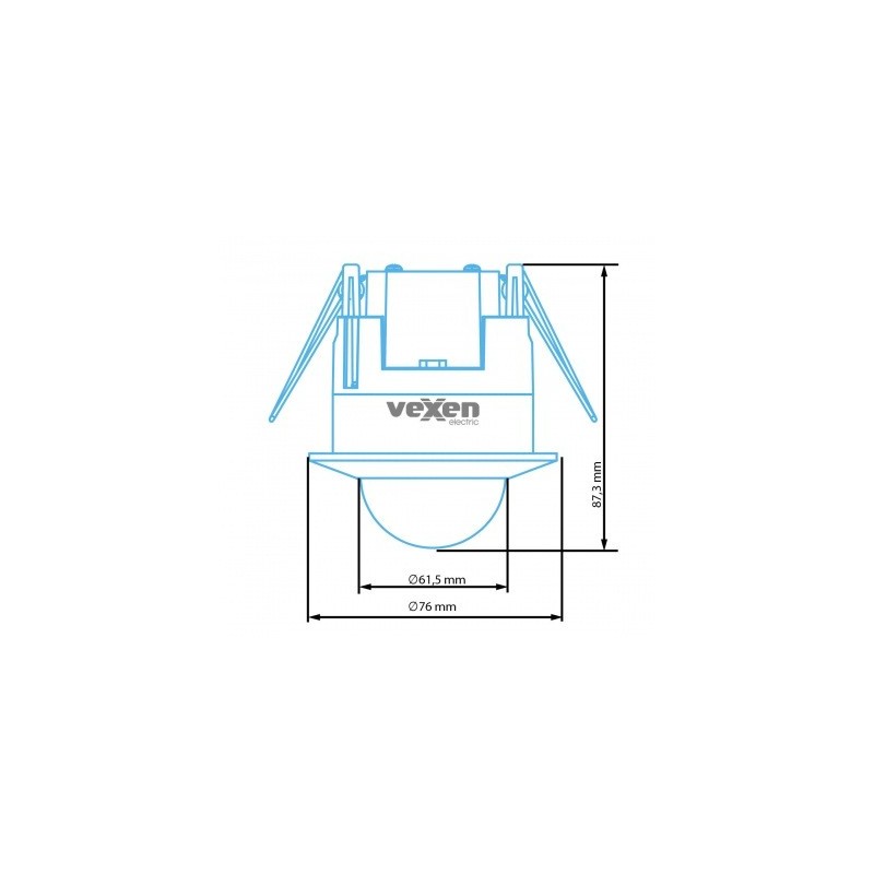 Liikumisandur IP20 Ø12m 1200W 360º