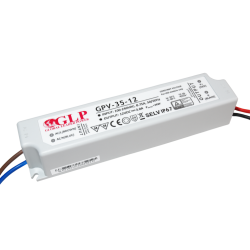 GPV-35 IP67 led power supply 12V / 24V DC