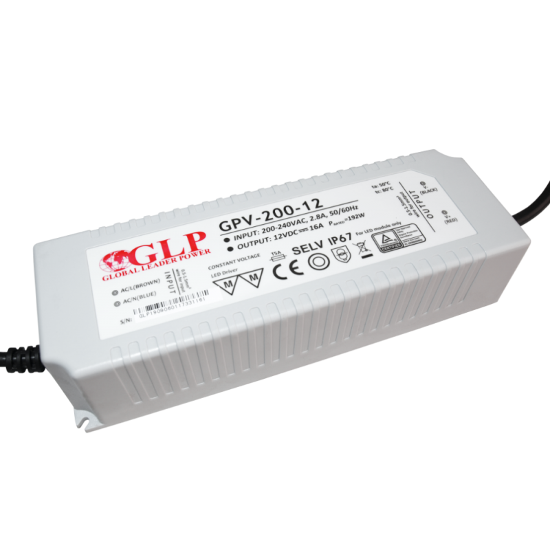 GPV-200 IP67 led toiteplokk 12V DC