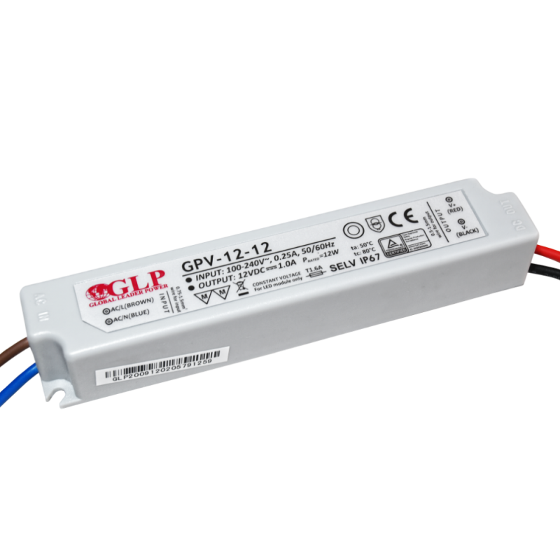 GPV-12 IP67 led toiteplokk 12V DC