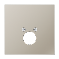 ES2962-1 centre plate for loudspeaker socket Stainless steel