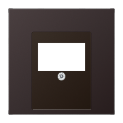 AL 2969T D kõlaripesa ja USB keskplaat Dark