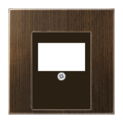 ME 2969T AT USB / speaker centre plate Antique brass