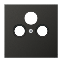 AL 2990 SAT AN centre plate for SAT-TV-FM Anthracite