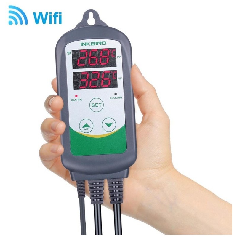 Wifi termostaat pistikupesaga 230V 10A välise anduriga