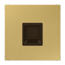 ME 1969-1 WE C Centre plate keystone Classic brass