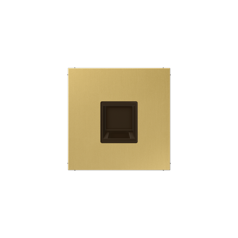 ME 1969-1 WE C arvuti katteplaat keystone Messing