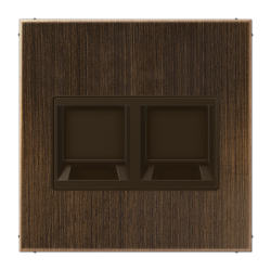 ME 1969-2 WE AT 2-ne arvuti katteplaat keystone Antiikk messing