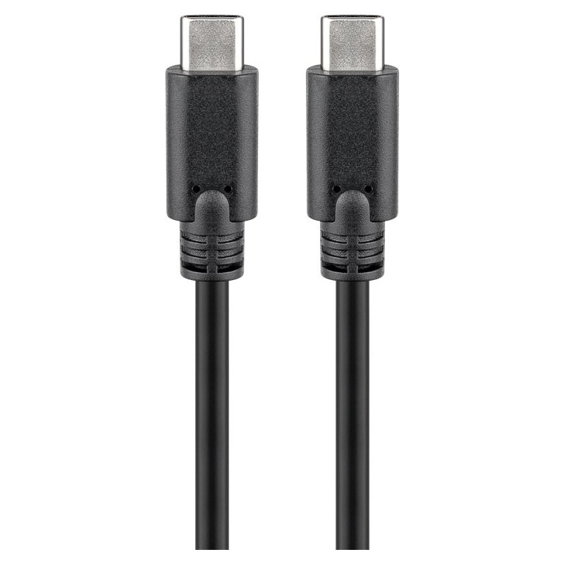 USB-C - USB-C kaabel 1m must 5A