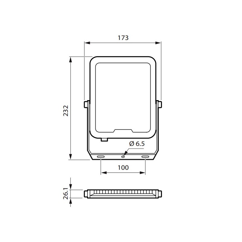 BVP164 LED 50W IP65 Ledinaire prožektor G3