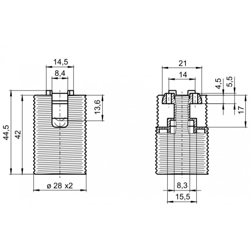 E14 plastik keermega