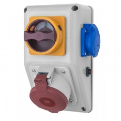 Seinapesa combo lülitiga 3F 32A B.325/1/01-S