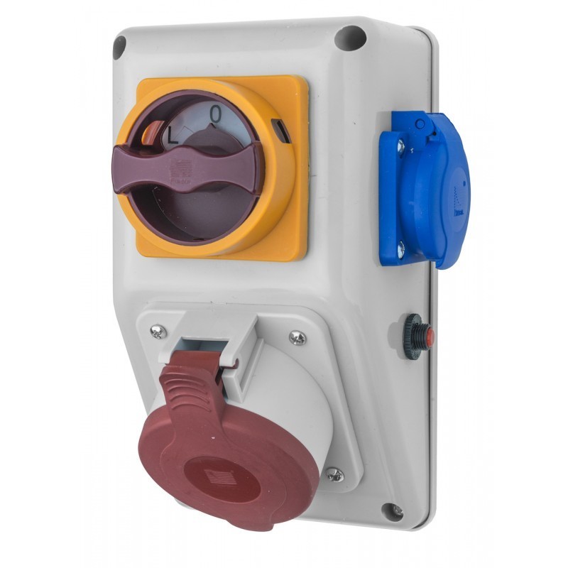 Seinapesa combo lülitiga 3F 32A B.325/1/01-S