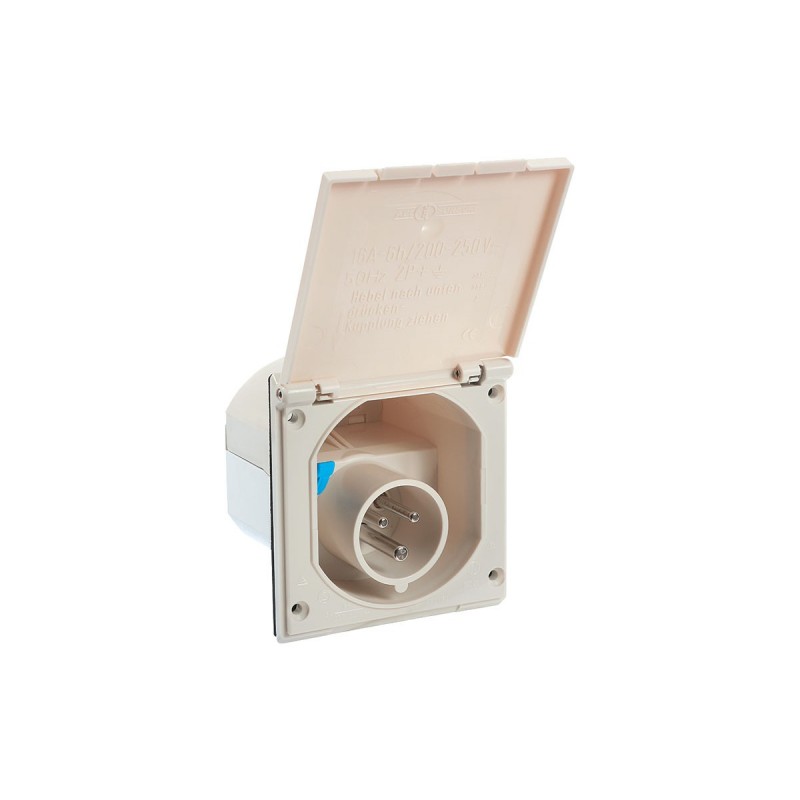 Süv. pistik 3P CEE 16A klapiga